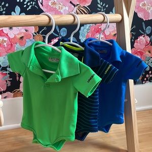 Baby Bundle!  THREE 0/3M Under Armour polo onesies